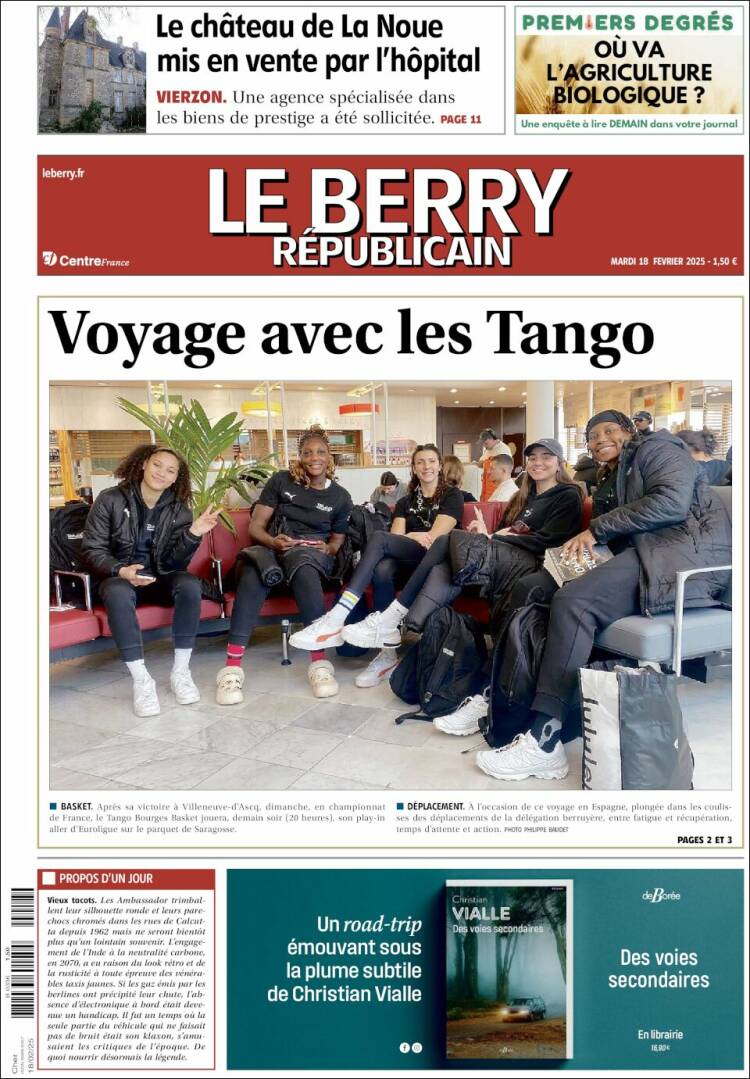 Portada de Berry Republicain (Francia)