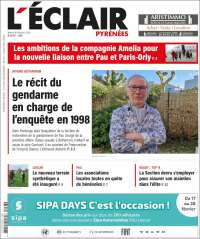 Portada de L'Eclair des Pyrénées (Francia)