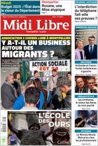 Portada de Midi Libre (Francia)