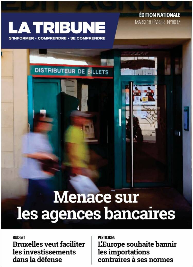 Portada de La Tribune (Francia)