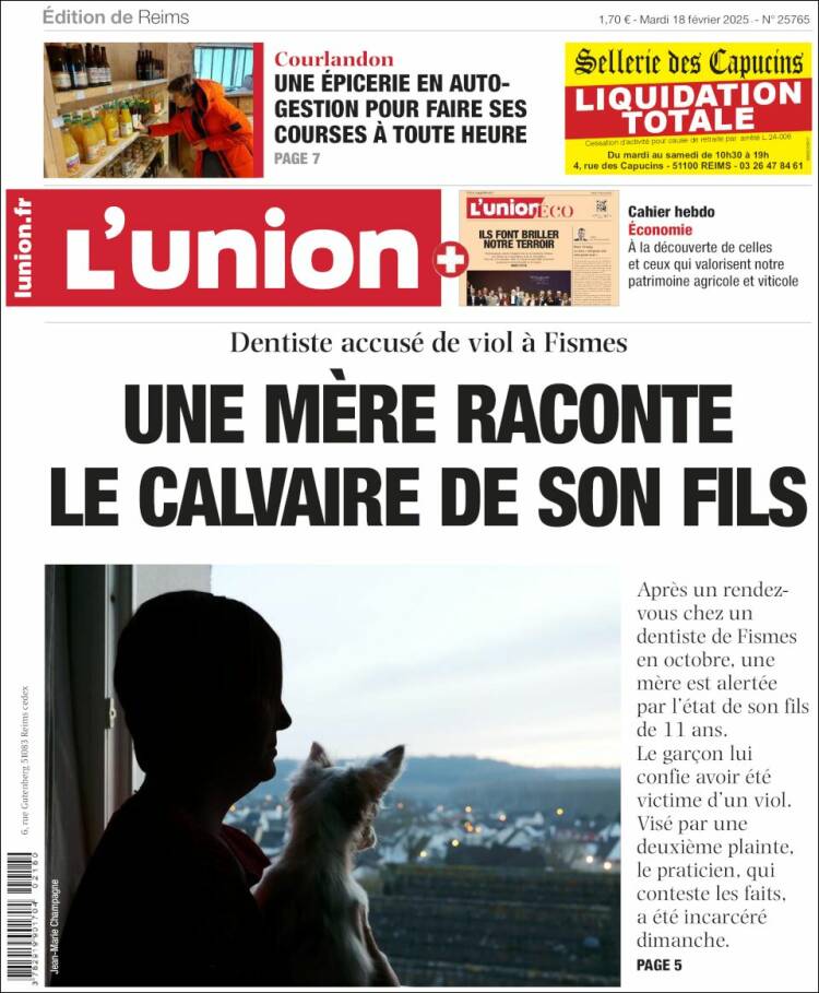 Portada de L'Union (Francia)