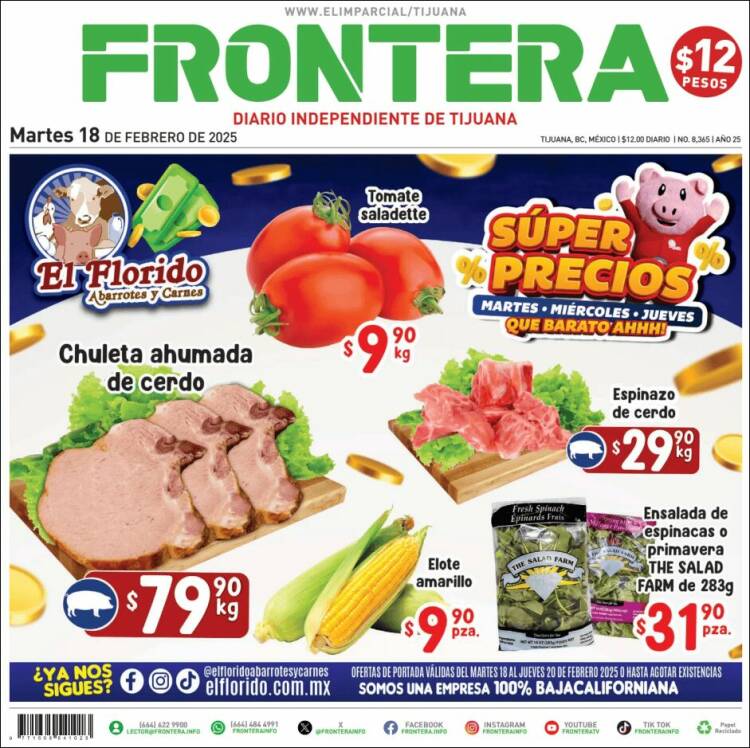 Portada de Frontera (México)