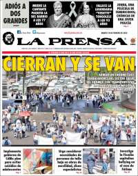 Portada de La Prensa (Mexico)