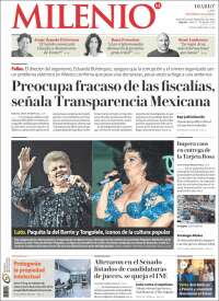 Portada de Milenio de León (México)