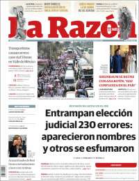 Portada de La Razón (Mexico)