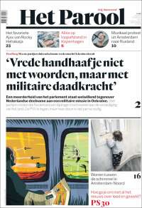 Portada de Het Parool (Países Bajos)