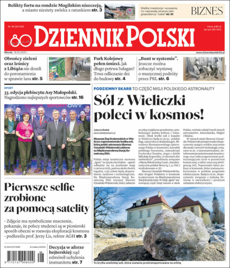 Portada de Dziennik (Polonia)