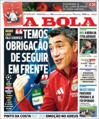 Portada de A Bola (Portugal)