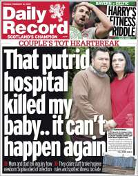 Portada de Daily Record (United Kingdom)