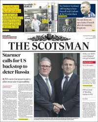 Portada de The Scotsman (Reino Unido)