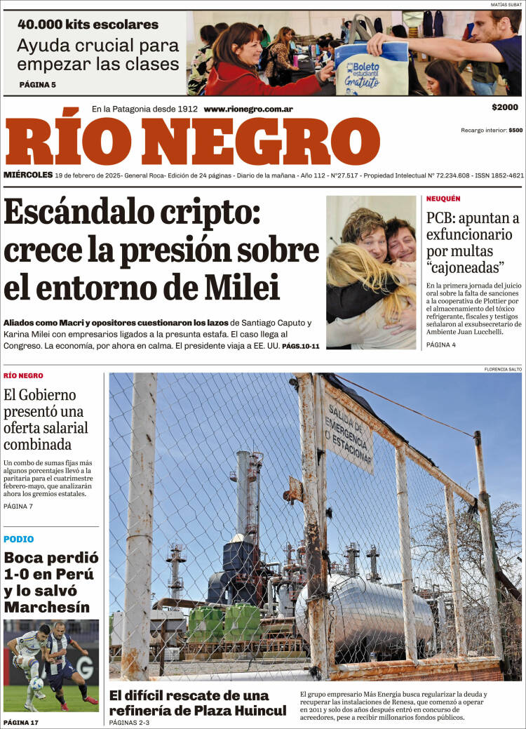 Portada de Rio Negro (Argentina)