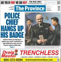 Portada de The Province (Canadá)