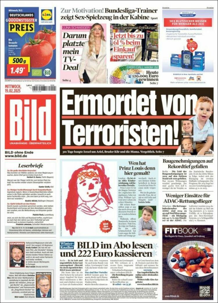 Portada de Bild (Alemania)