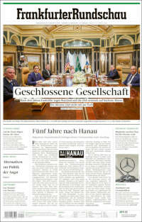 Portada de Frankfurter Rundschau (Alemania)