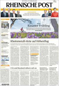 Portada de Rheinische Post (Alemania)