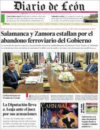 Portada de Diario de León (España)