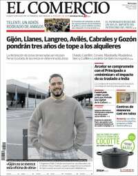 Portada de El Comercio - Gijón (España)