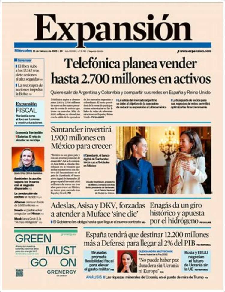 Portada de Expansión (Spain)