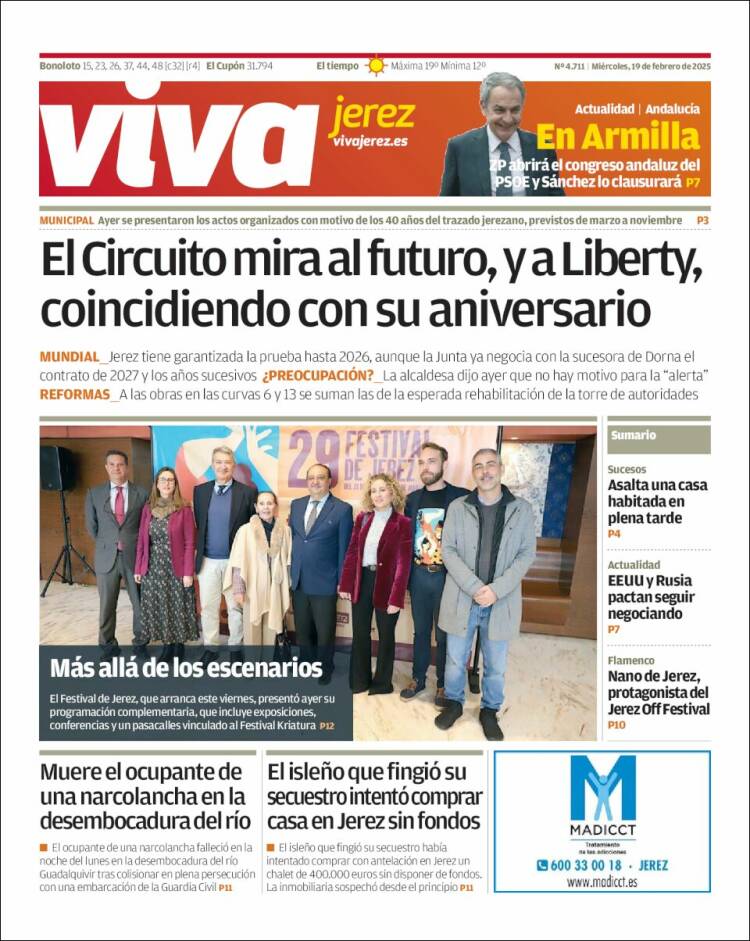 Portada de Información - Jerez (España)