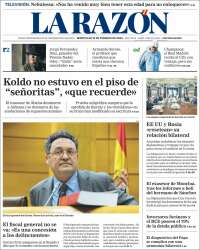 Portada de La Razón (España)