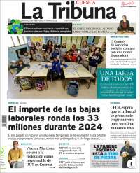 Portada de La Tribuna de Cuenca (Spain)