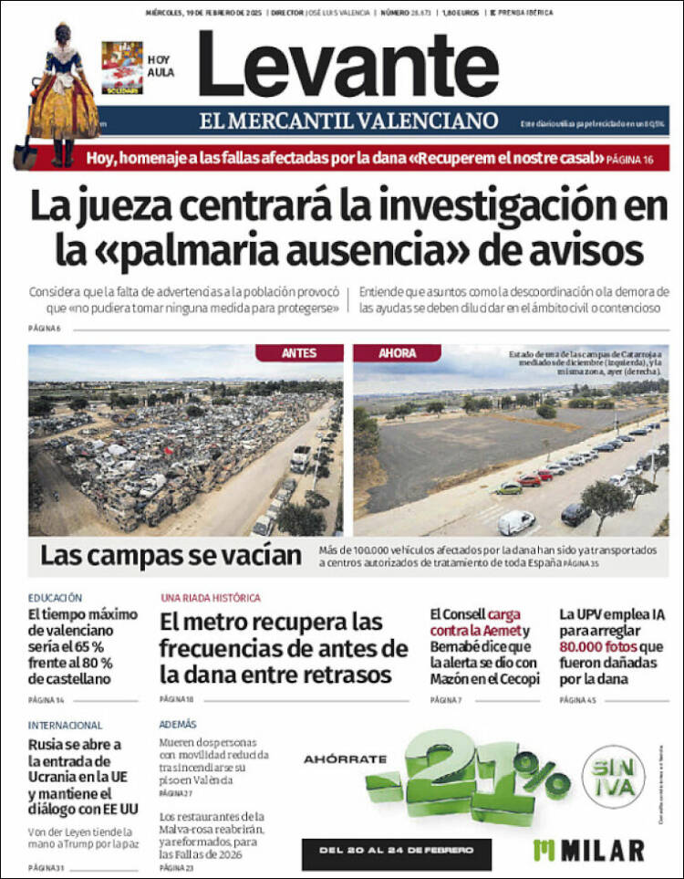 Portada de Levante (Spain)