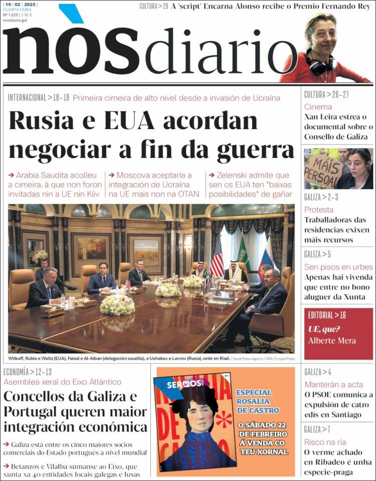 Portada de Nòs Diario (Spain)