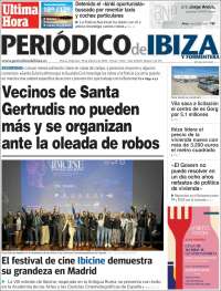 Portada de Periódico de Ibiza (España)