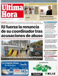 Portada de Última Hora (Spain)