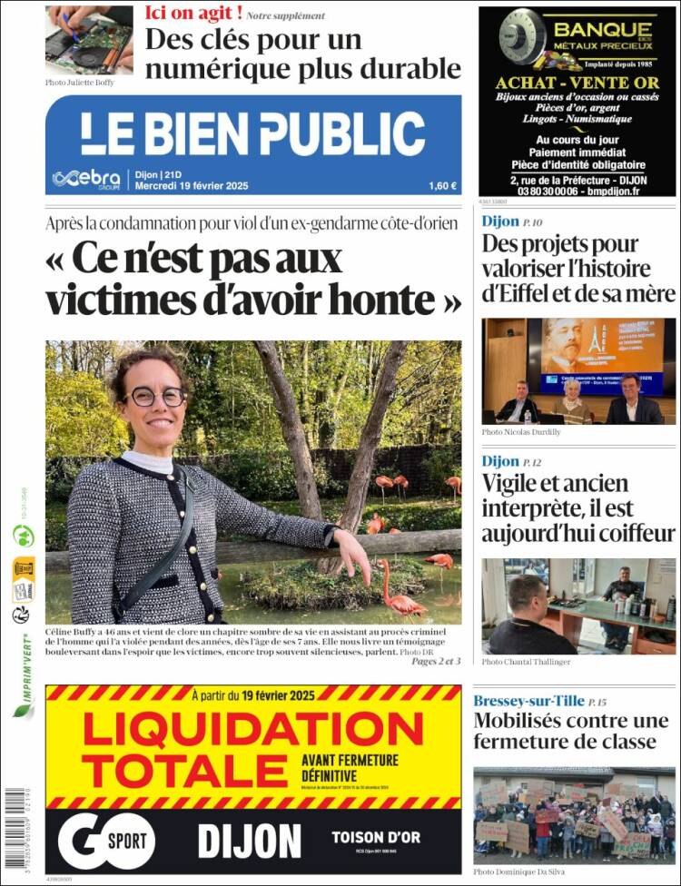 Portada de Le Bien Public (France)