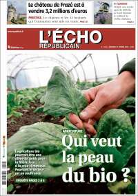 Portada de L'Echo Républicain (Francia)