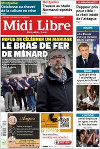 Portada de Midi Libre (Francia)