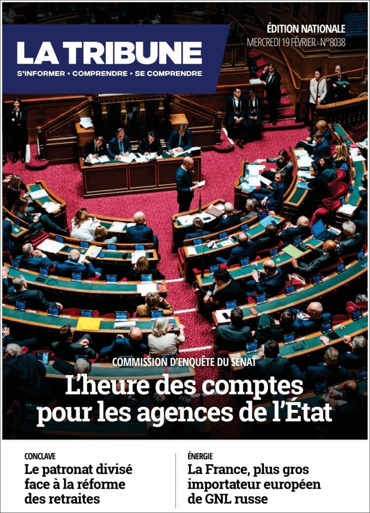 Portada de La Tribune (France)