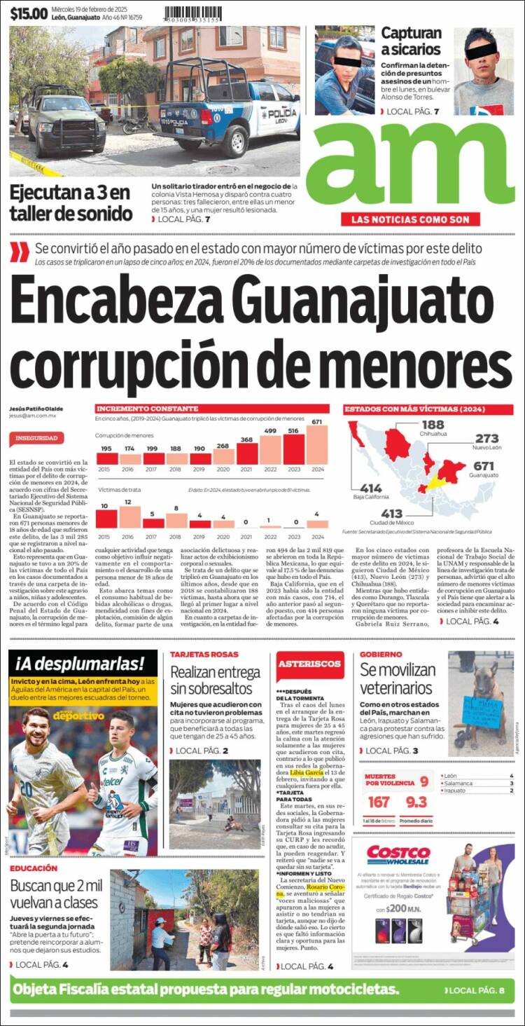 Portada de Al Día A.M. (Mexico)