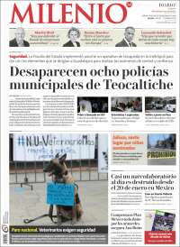 Portada de Milenio - Jalisco (Mexico)