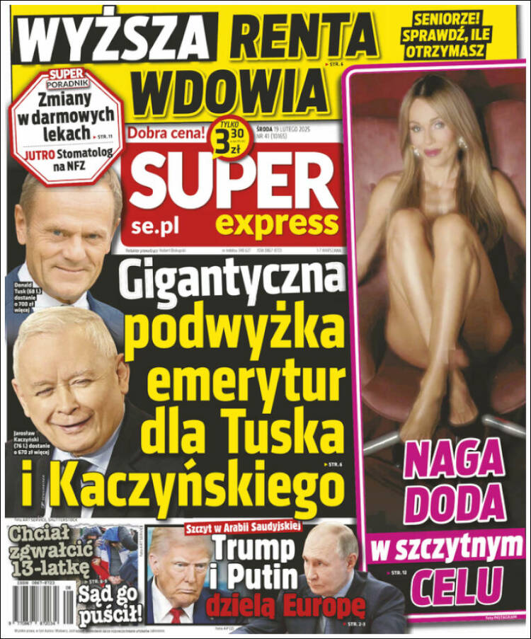 Portada de Super Express (Poland)