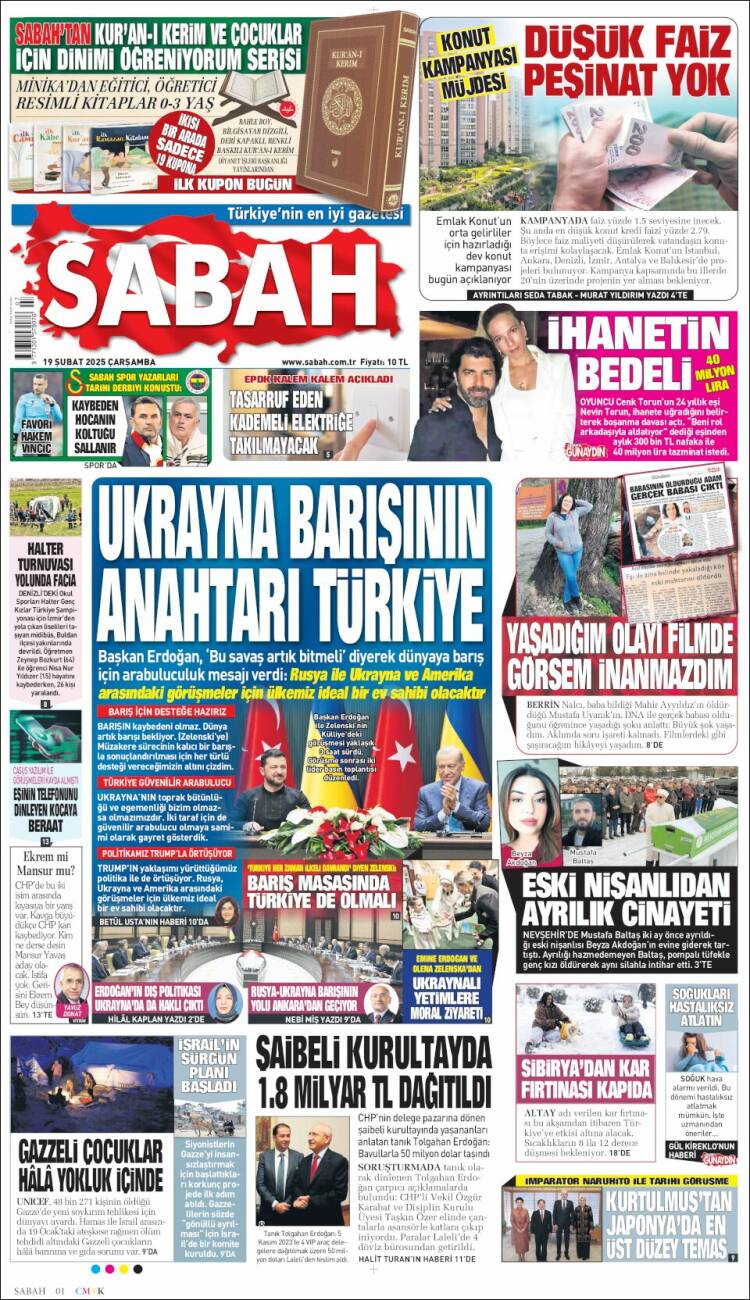 Portada de Sabah (Turkey)