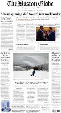 Portada de Boston Globe (USA)