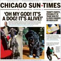 Portada de Chicago Sun-Times (USA)