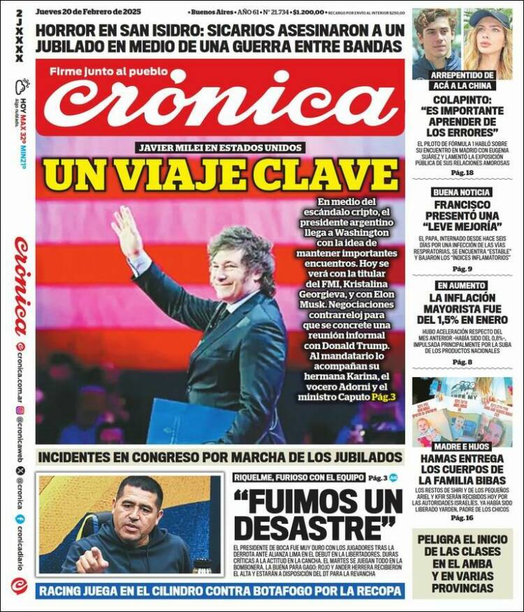 Portada de La Voz del Chaco (Argentina)