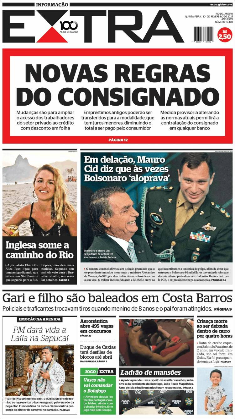 Portada de Extra (Brasil)