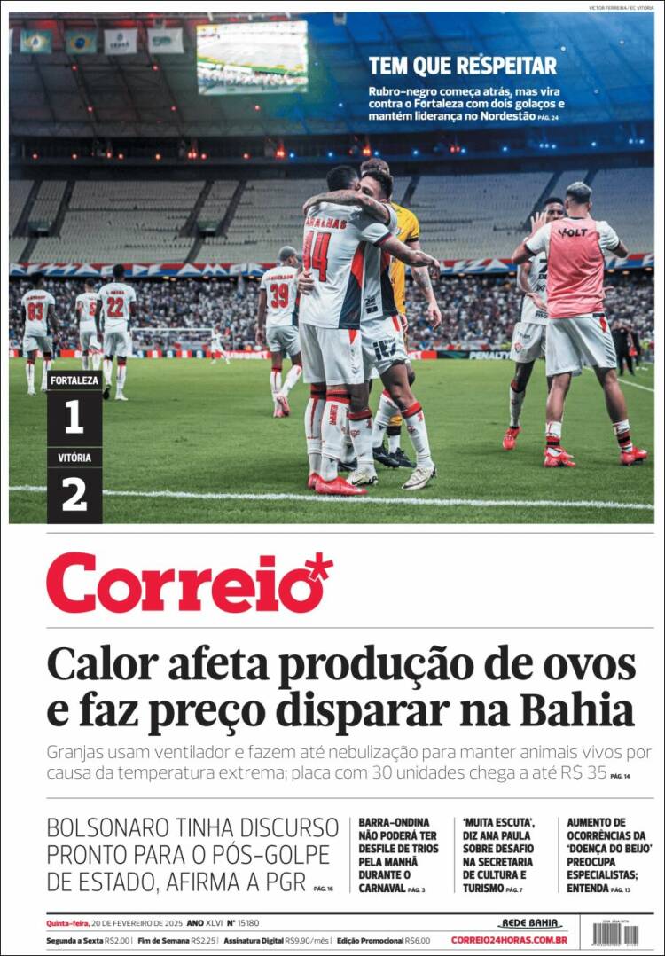 Portada de Correio* (Brasil)