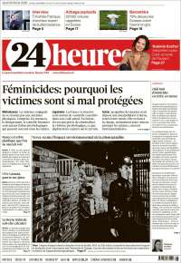 Portada de 24 Heures (Suiza)