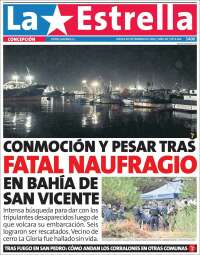 Portada de La Estrella de Concepción (Chile)