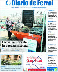 Portada de Diario de Ferrol (España)