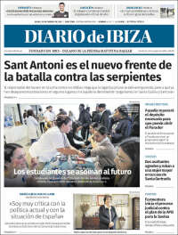 Portada de Diario de Ibiza (España)