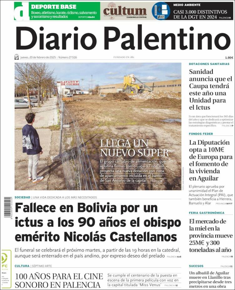 Portada de Diario Palentino (España)