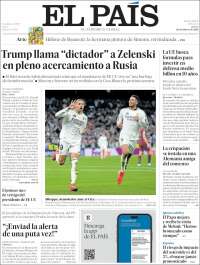 Portada de El País (Spain)