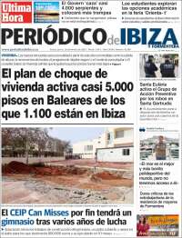 Portada de Periódico de Ibiza (España)