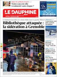 Portada de Le Dauphiné Libéré (Francia)